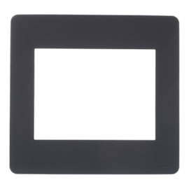 Placa 4x4 6 Módulos Stellar Black Orion Schneider Placa 4x4 6 Módulos Stellar Black Orion Schneider
