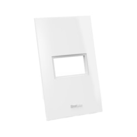 Placa Beleze 4x2 Branco 1 Módulo Enerbras Placa Beleze 4x2 Branco 1 Módulo Enerbras