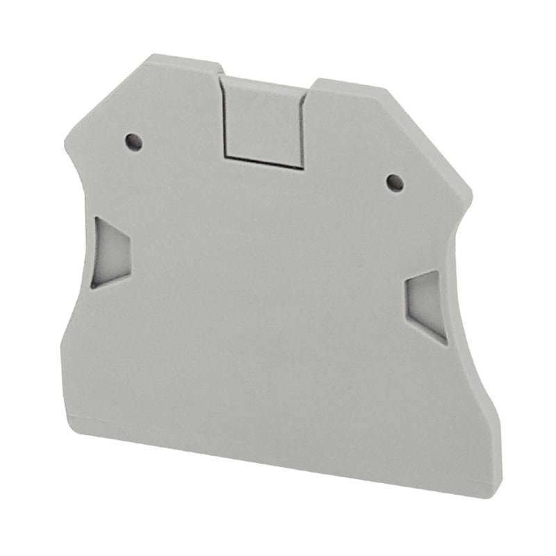 Placa de Extremidade para Borne SAK NSYTRAC22 2,5 - 10mm Cinza Schneider