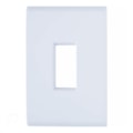 Placa Liz Branca 4x2 1 Modulo Vertical Tramontina