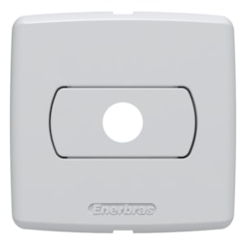 Placa Neo Sottile Para Móveis Saída De Fio Branca Enerbras