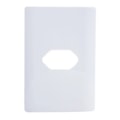 Placa Novara 4x2 1 Tomada Horizontal Com Suporte Branco Dicompel