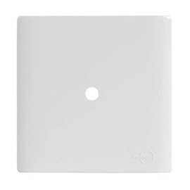 Placa Novara 4X4 Com Furo E Suporte Branca Dicompel