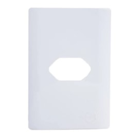 Placa Novara Branco 4x2 Tomada com Suporte Dicompel
