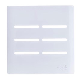 Placa Novara Branco 4x4 6 Interruptores Com Suporte Dicompel