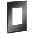 Placa Orion Class 4X2 03 Módulos Grafite Dark Glass Vertical Schneider