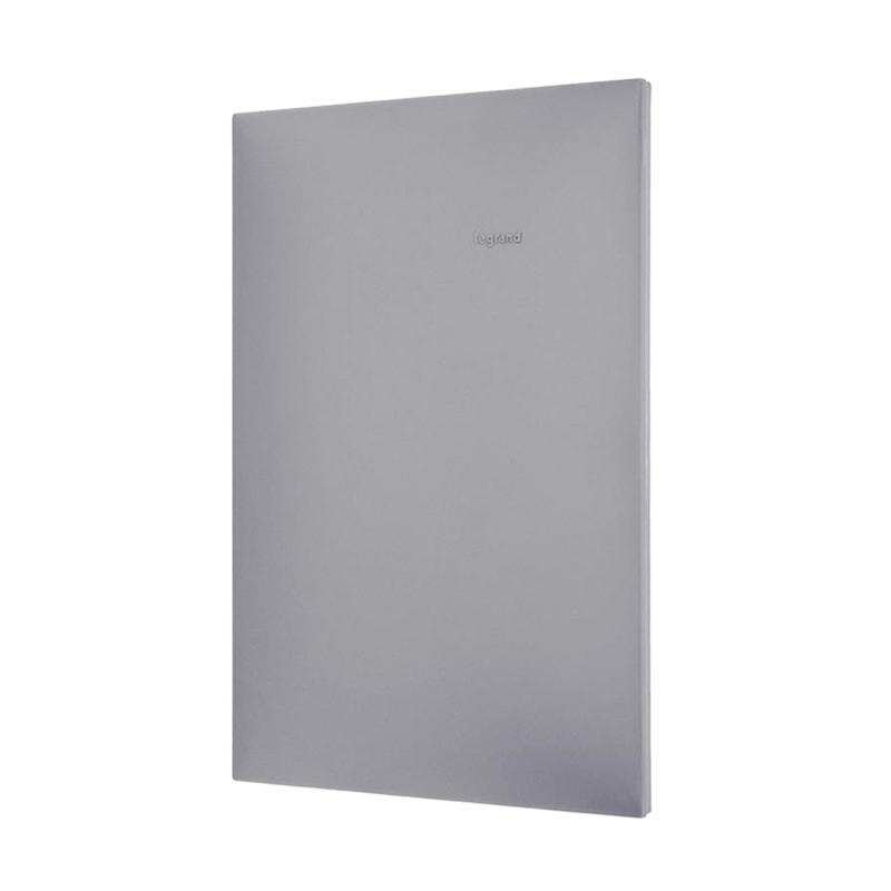 Placa Plus+ Cinza 4x2 Cega Pial