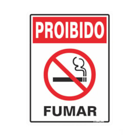 Placa Proibido Fumar Sinalize