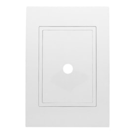 Placa Ravenna 4x2 Saida De Fio Com Suporte Branca Dicompel