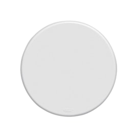 Placa Redonda Cega Branca Blanc Fame Placa Redonda Cega Branca Blanc Fame