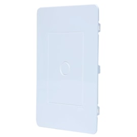 Placa Unno 4x2 Cega Branca Abb