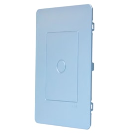 Placa Unno 4x2 Cega Prata Abb