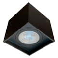 Plafon Box Grid Quadrado Preto 12,2Cm 1 Lâmpada Par20 Usina