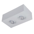 Plafon Box Retangular Branco 22X 2X Gu10 Golight