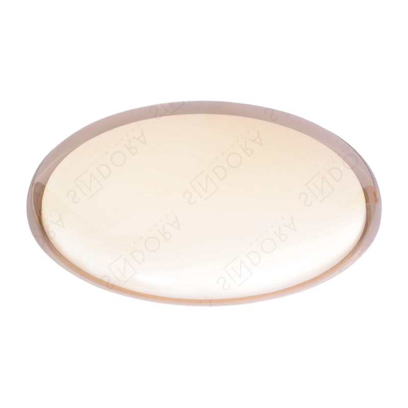 Plafon Led 36W 3000K ou 4000K ou 6000K 3600Lm Âmbar 40Cm Bivolt Sindora