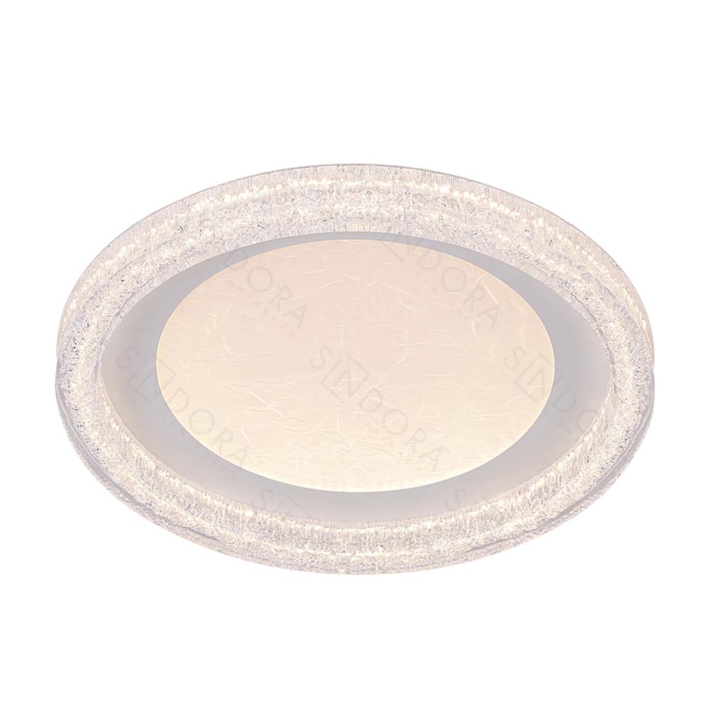 Plafon LED 41w 3000k Branco Quente 3075 Lumens Branco 40cm Bivolt QX05630 Sindora