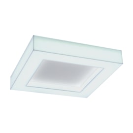 Plafon LED Aisha Branco Quadrado 38cm 55W Luz Neutra 110V Bella Italia Plafon LED Aisha Branco Quadrado 38cm 55W Luz Neutra 110V Bella Italia