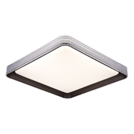 Plafon Led Arlo 36W 3000k ou 4000k ou 6000K Preto 50CM Bivolt Eletrorastro