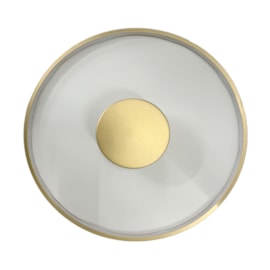 Plafon Led Atria 45W 3000K 2700Lm Dourado 65cm Bivolt GMH