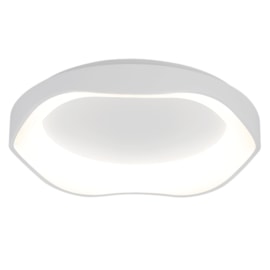 Plafon LED Florência 50cm Selecionável 3000k/4000/6000k 30w 3060 Lumens Branco Bivolt Eletrorastro