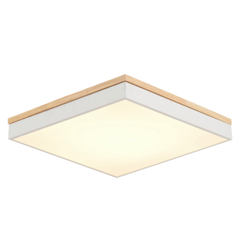 Plafon Led Ixon 45W 3000K 2880Lm Quadrado Branco/Natural Astraled