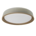 Plafon Led Parker Redondo 35w 3000k Branco com Dourado Bivolt Eletrorastro