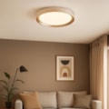 Plafon Led Rael 36W 3000k ou 4000k ou 6000K Dourado 50CM Bivolt Eletrorastro