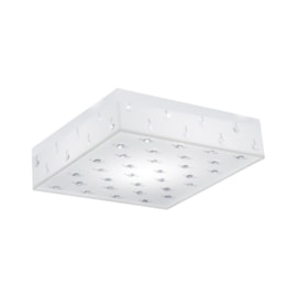 Plafon LED Renda Quadrado 18cm 10W Luz Branca 127V Bronzearte Plafon LED Renda Quadrado 18cm 10W Luz Branca 127V Bronzearte