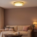Plafon Led Tifany Redondo 72w Selecionável 3000k ou 4000 ou 6000k Bivolt Eletrorastro
