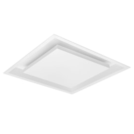 Plafon Rebatedor Grus de Embutir Quadrado Branco Acend Plafon Rebatedor Grus de Embutir Quadrado Branco Acend