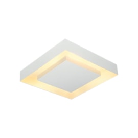 Plafon Rebatedor Grus de Sobrepor Quadrado Branco Acend Plafon Rebatedor Grus de Sobrepor Quadrado Branco Acend