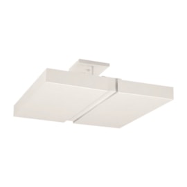 Plafon Rebatedor Quadrado Branco Vazado 40cm Ancora Plafon Rebatedor Quadrado Branco Vazado 40cm Ancora