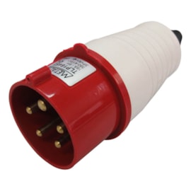 Plug Blindado 3P+N+T 16A 415V Vermelho Metaltex Plug Blindado 3P+N+T 16A 415V Vermelho Metaltex