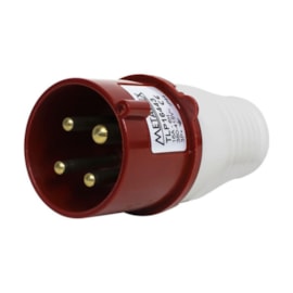 Plug Blindado 3P+T 16A 380V Vermelho Metaltex Plug Blindado 3P+T 16A 380V Vermelho Metaltex