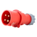 Plug Blindado 3P+T  32A 380V Vermelho Tl3P32443 Metaltex