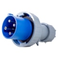 Plug Blindado 3P+T  63A 220V Azul Tl3P63642  Metaltex