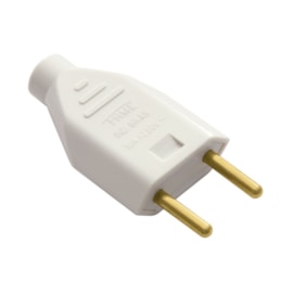 Plug de Sobrepor 2P 10A Macho Cinza Fame Plug de Sobrepor 2P 10A Macho Cinza Fame