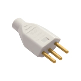 Plug de Sobrepor 2P+T 20A Macho Cinza Fame Plug de Sobrepor 2P+T 20A Macho Cinza Fame