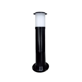 Poste Balizador Decorativo York 55cm Preto Plaslumi Poste Balizador Decorativo York 55cm Preto Plaslumi
