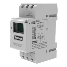 Programador de Horário Digital para Trilho DIN TM-ED220DIN 220V Enerbras Programador de Horário Digital para Trilho DIN TM-ED220DIN 220V Enerbras