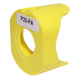 Protetor Plástico Amarelo Para Botão De Emergência 22mm P20-PA Metaltex