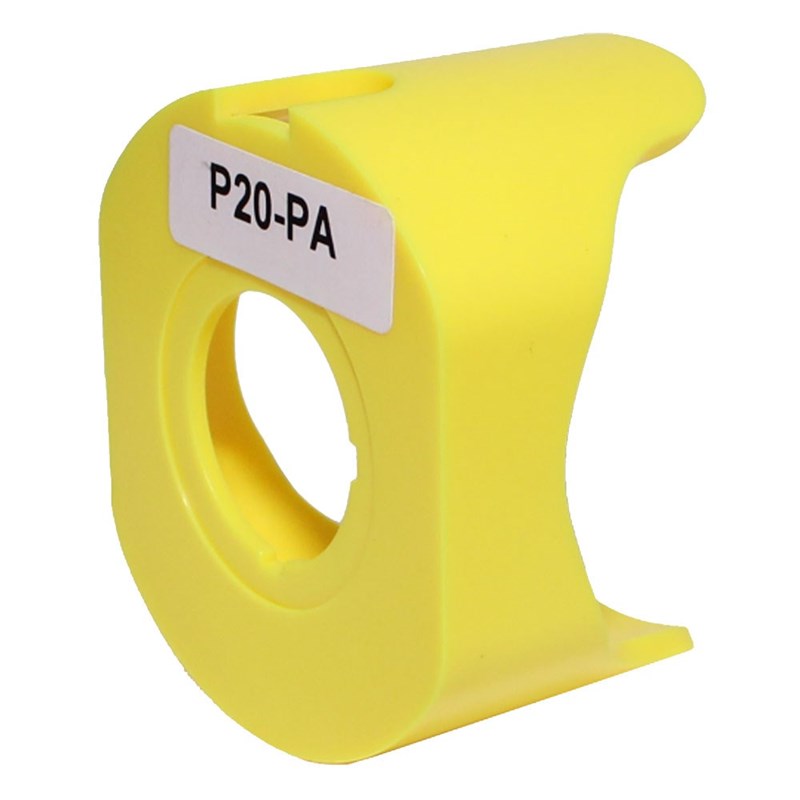 Protetor Plástico Amarelo Para Botão De Emergência 22mm P20-PA Metaltex