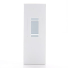 Quadro Sobrepor 1DIN E 2DIN Slim Branco Cp2-00 Margirius
