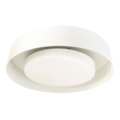 Rebatedor Embutir Eclipse Redondo 50Cm Branco Itamonte