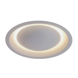 Rebatedor Embutir Eclipse Redondo Branco 43cm 3xE27 Usina