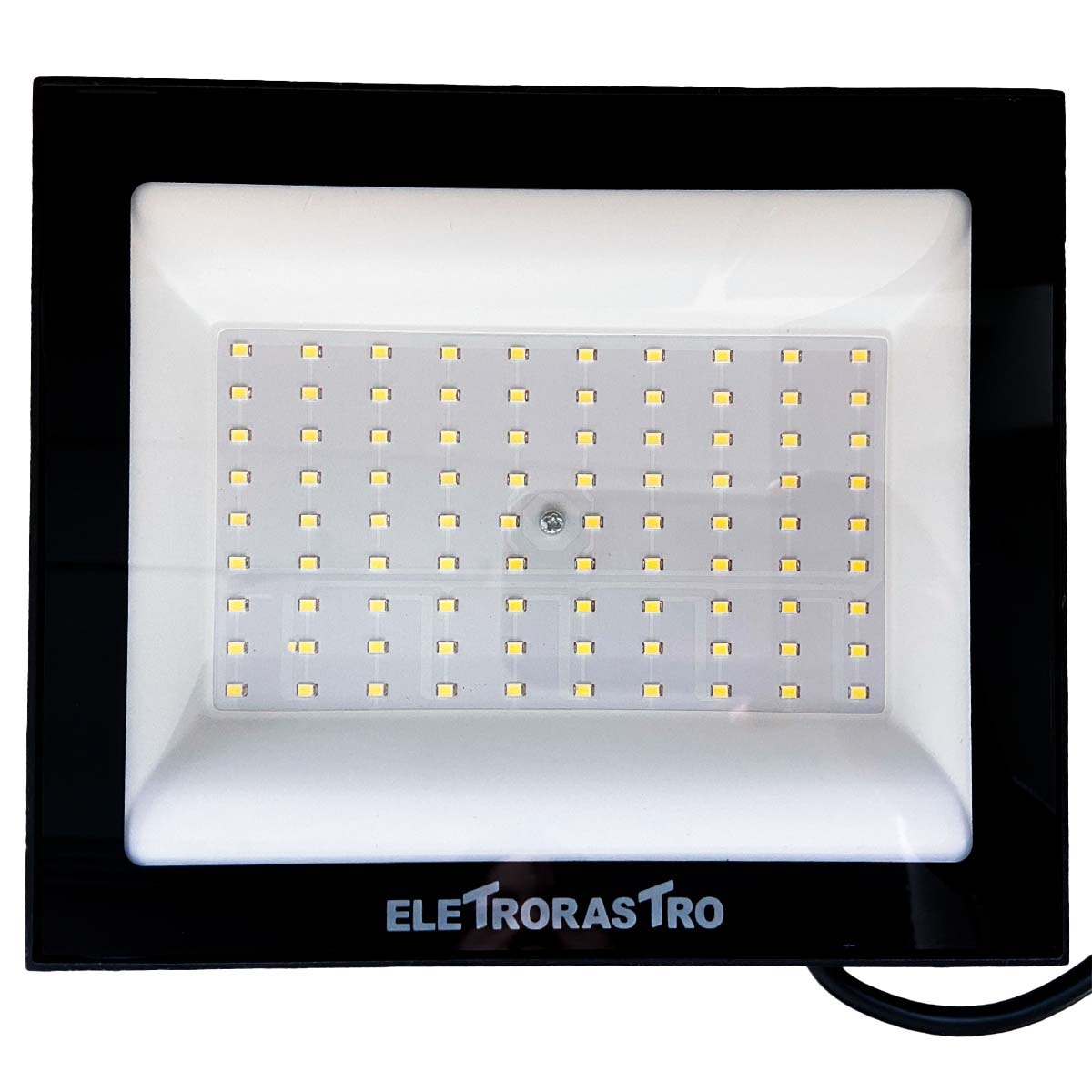 Refletor Led 400W 6500K 40000Lm Preto Ip66 Bivolt Eletrorastro
