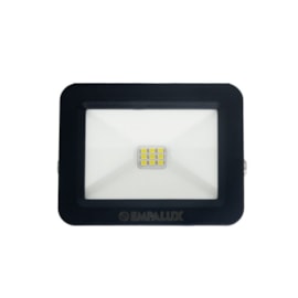 Refletor Led 10W 5500K 800Lm Preto Ip66 Bivolt Empalux