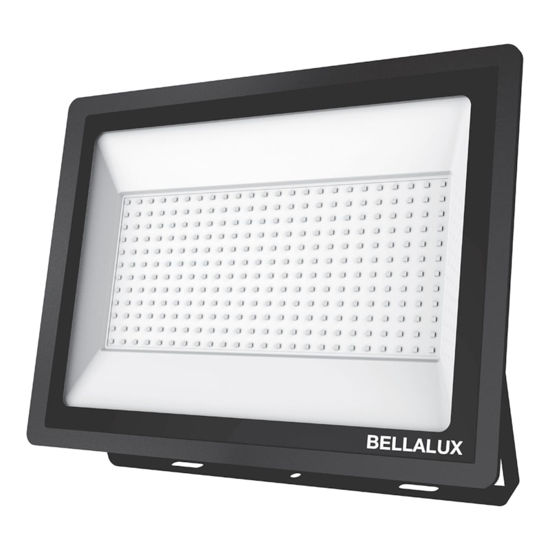 Refletor Led  200W 6500K 16000Lm Preto Ip65 Bivolt Bellalux