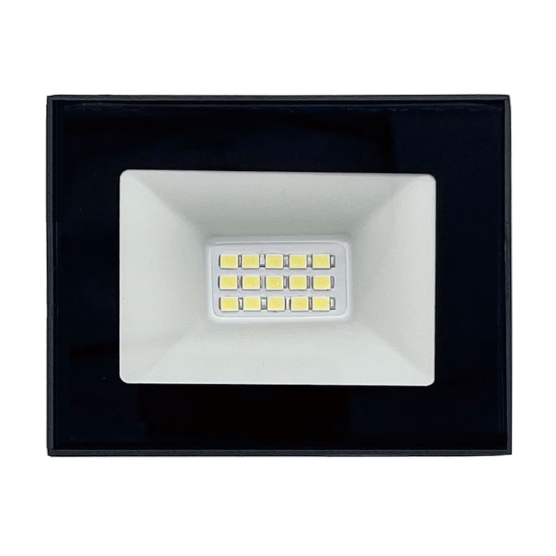 Refletor Led 20W 6500K 2000Lm Preto Ip66 Bivolt Rajix