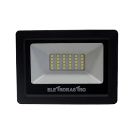Refletor LED 20W Luz Branca 127V Eletrorastro Refletor LED 20W Luz Branca 127V Eletrorastro